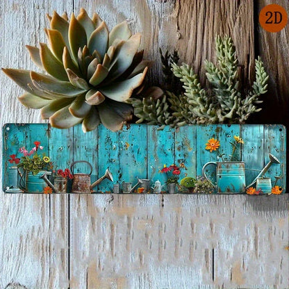 Flat Rustic Iron Vintage Metal Sign