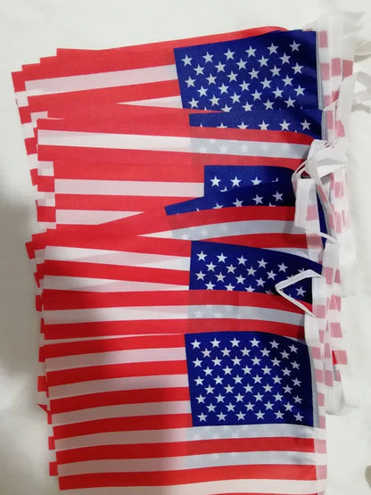 10PCS American Stick Flags