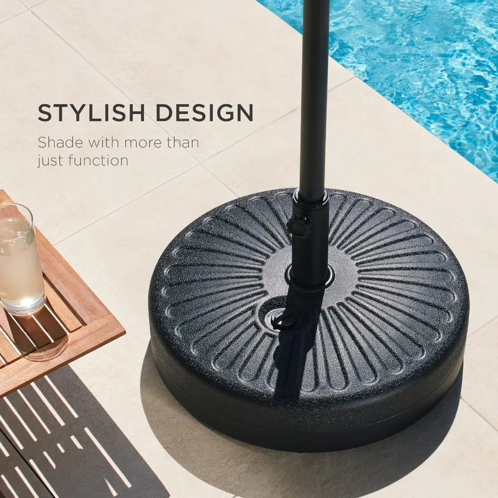 Fillable Umbrella Base Stand Round  Plastic