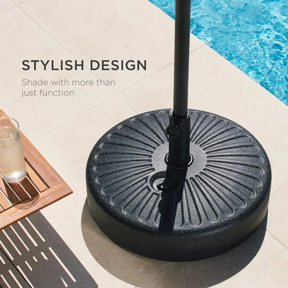 Fillable Umbrella Base Stand Round  Plastic