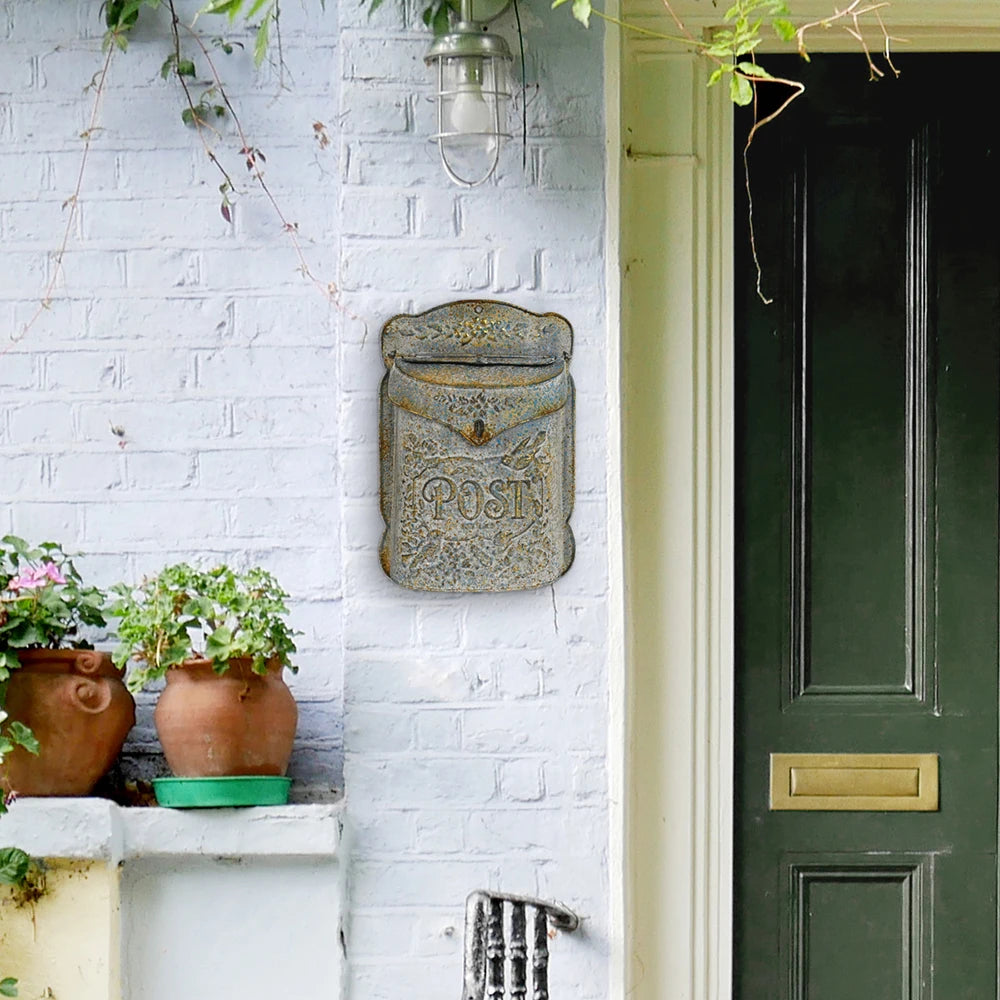 Metal Wall Mounted Farmhouse Mailbox