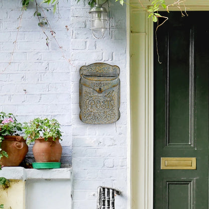 Metal Wall Mounted Farmhouse Mailbox