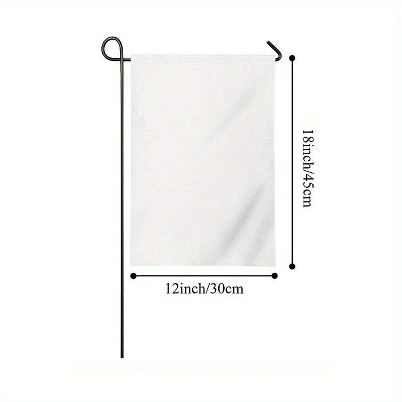 Hummingbird & Flowers Garden Flag