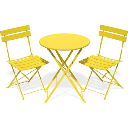 3 Piece Folding Bistro Set