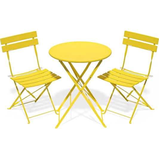 3 Piece Folding Bistro Set