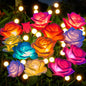2/4 Pack Solar Rose & Firefly Swing Lights
