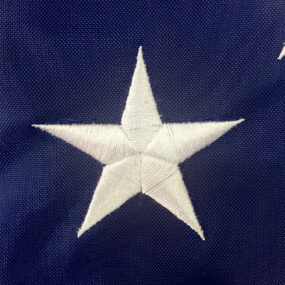 Polyester Embroidered Star American Flag Weatherproof