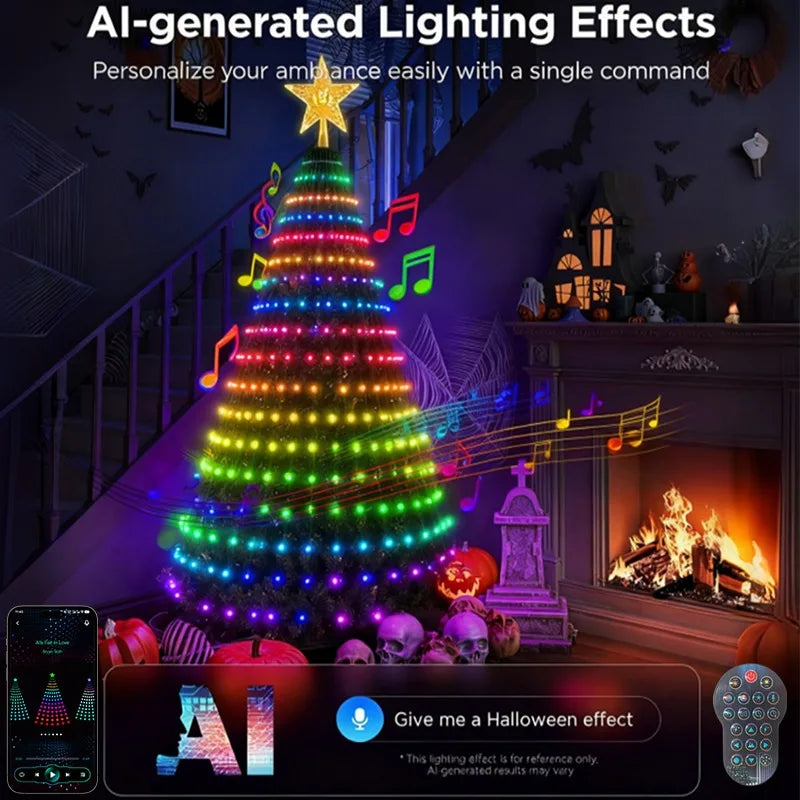 Smart LED Decoration for Christmas Tree Decorations