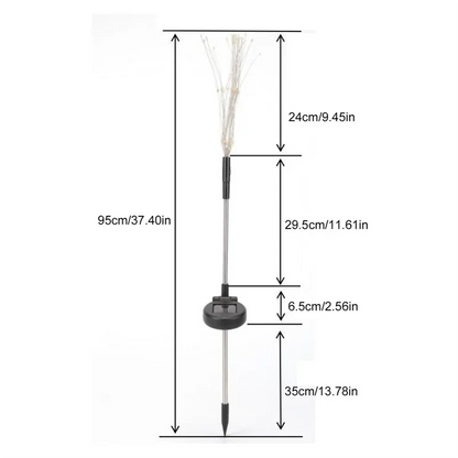 Solar Firework Lights Outdoor IP65 Waterproof Solar 8 Lighting Modes