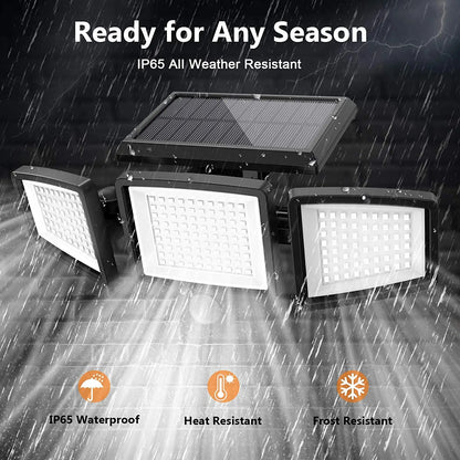 3 Pack Outdoor Solar Motion Sensor Security Lights