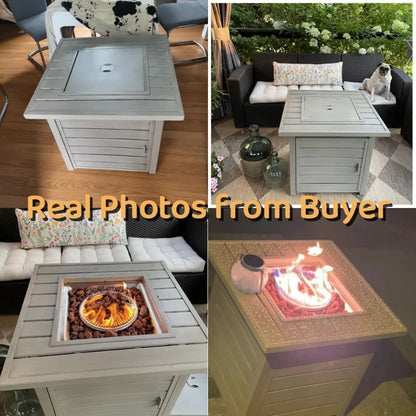 28 Inch Propane Fire Pit Table