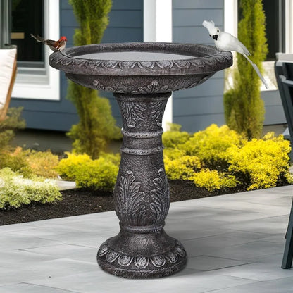 24.4 H Cement Bird Bath
