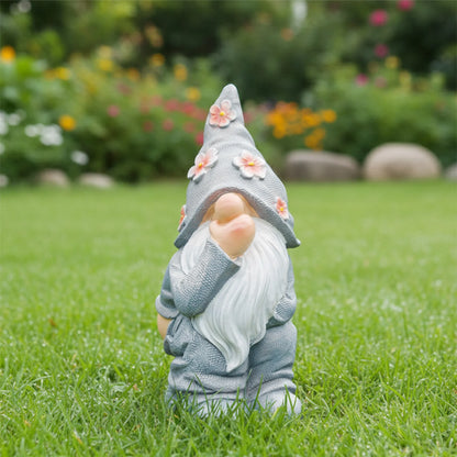 Cute Resin Gnomes Garden Statues with Pooping Design