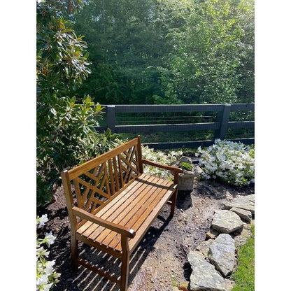 Outdoor Acacia Wood Garden Bench