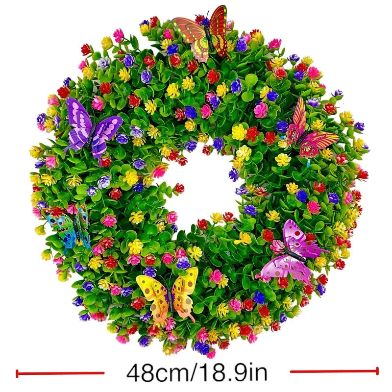 Spring Butterfly Wreath