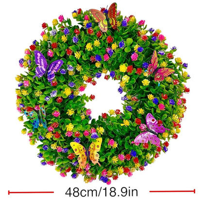 Spring Butterfly Wreath