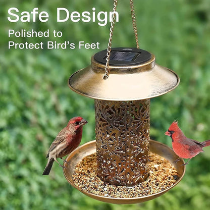 7.8in Solar Bird Feeder