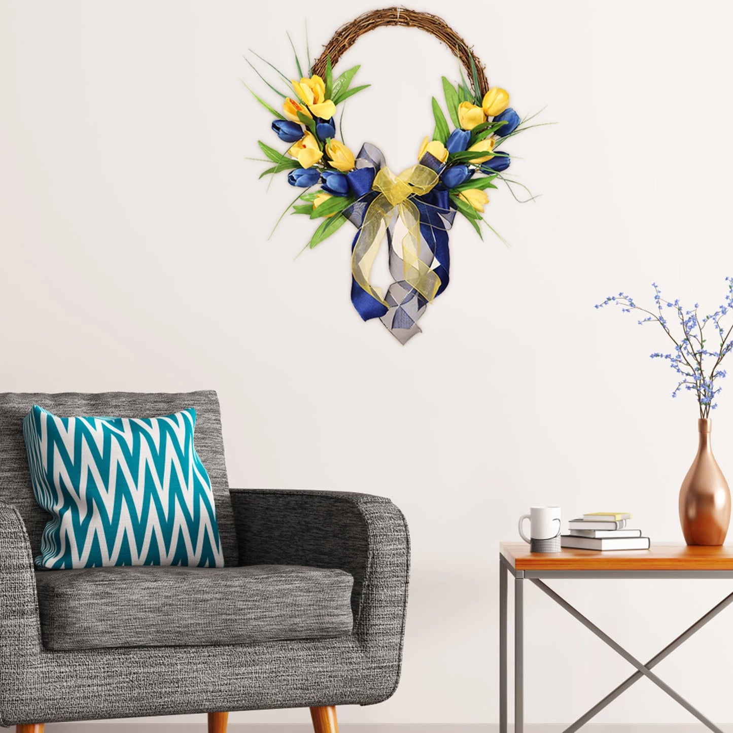 Tulip Spring Wreath