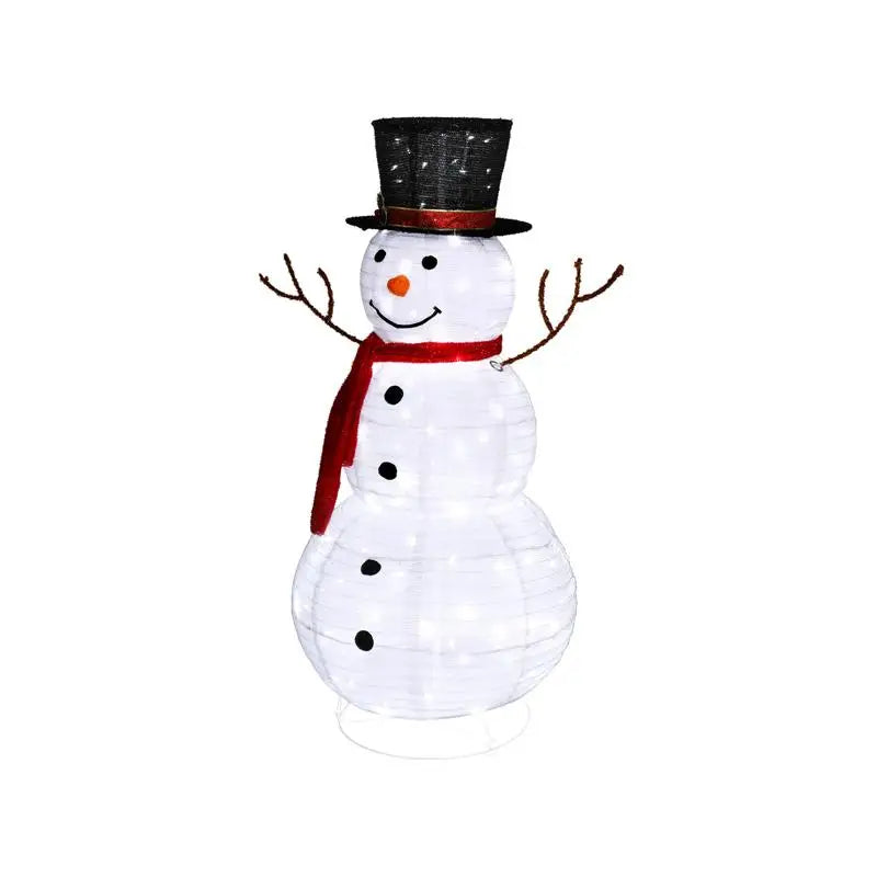Snowman Fleece Garden Decoration