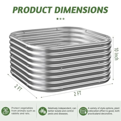 4 Pcak 2x2FT Raised Beds for Gardening