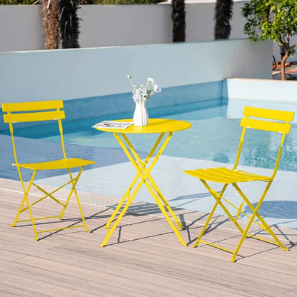 3 Piece Folding Bistro Set