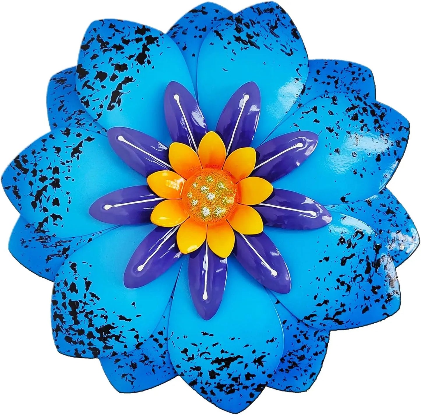 Metal Flower Wall Art Garden Decor