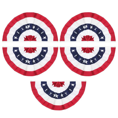 5Pcs Usa Patriotic Bunting