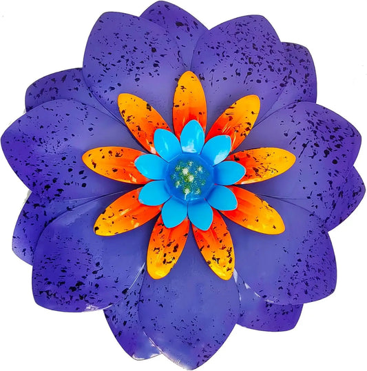 Metal Flower Wall Art Garden Decor