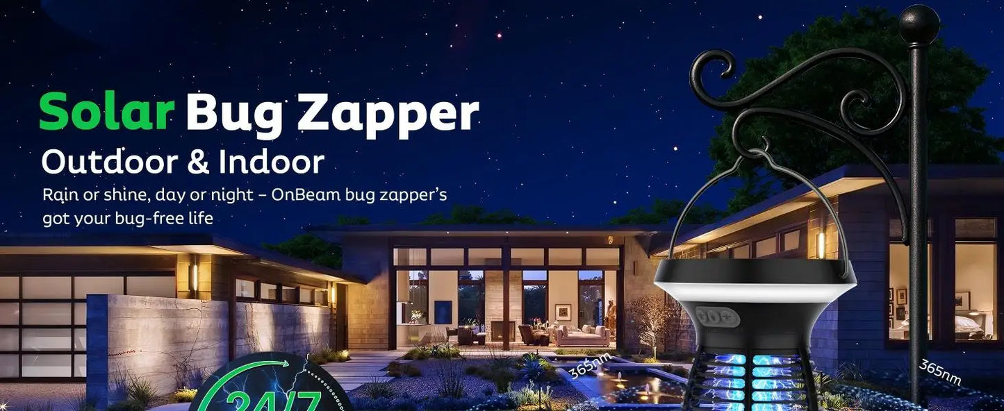 Outdoor Waterproof Solar Bug Zapper