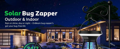 Outdoor Waterproof Solar Bug Zapper