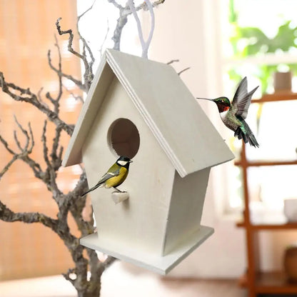 Wooden Mini Hanging Birdhouse