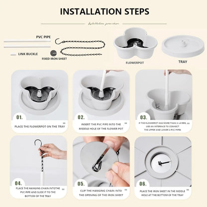 2 Pack Stackable 5-Tier Vertical Garden Planter