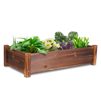 Wooden Garden Growing Bed