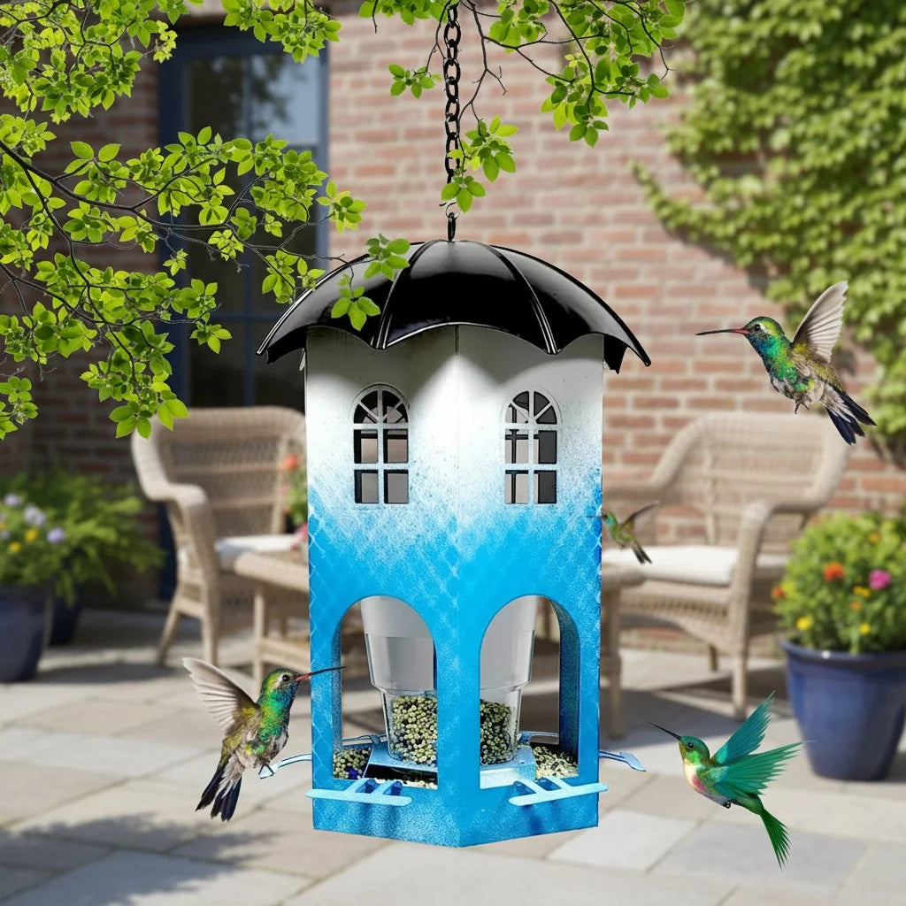 Outdoor Castle Style Bird Feeder