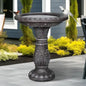 24.4 H Cement Bird Bath