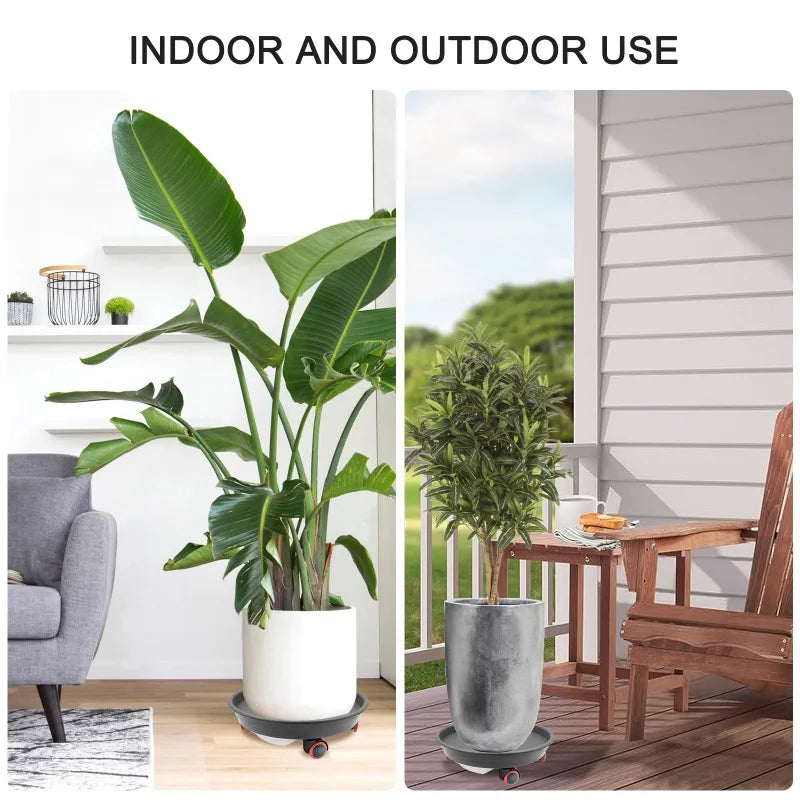 2pcs Plant Caddy with Wheels