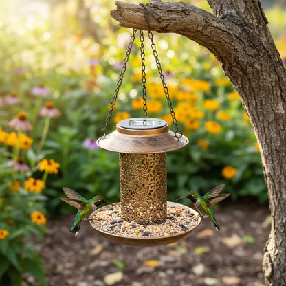 7.8in Solar Bird Feeder