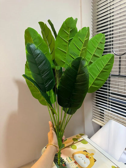 1pc 18 Leaves Artificial Banana Plant