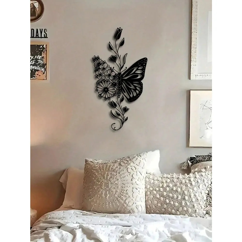 Large Butterfly Iron Wall Art