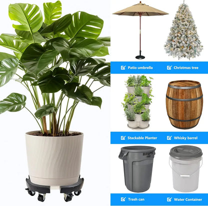 Heavy Duty Plant Caddy with 8 Twin Casters