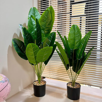 1pc 18 Leaves Artificial Banana Plant
