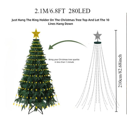 Smart LED Decoration for Christmas Tree Decorations