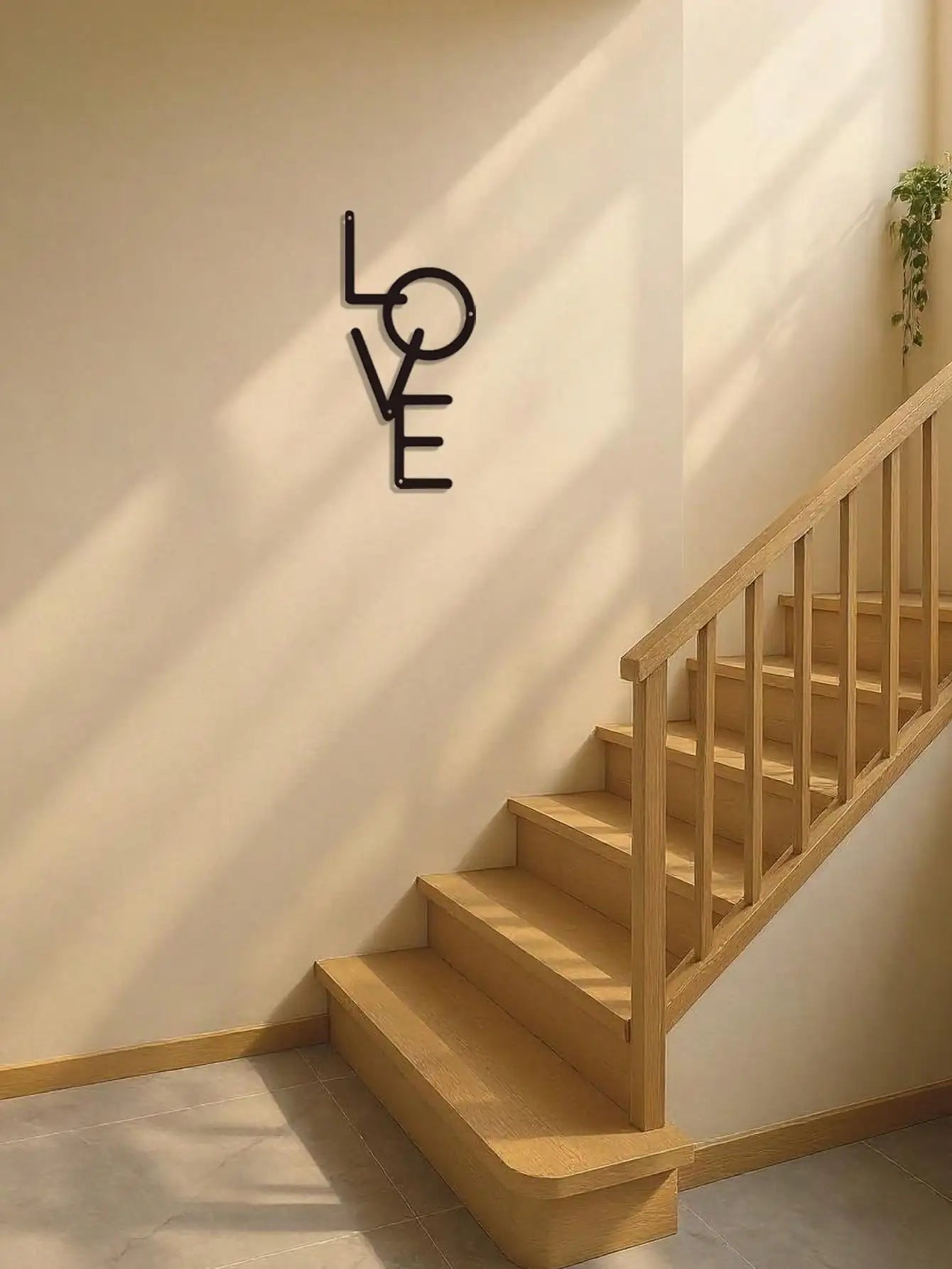 Vintage Black Gothic Love Metal Wall Sign