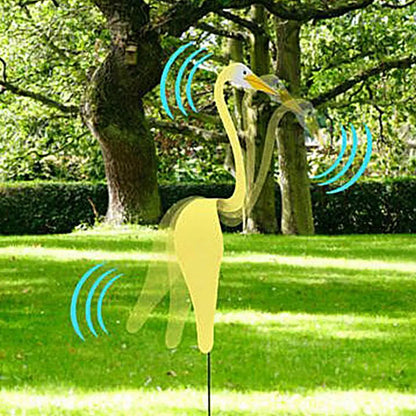 Flamingo Wind Spinner Garden Stake