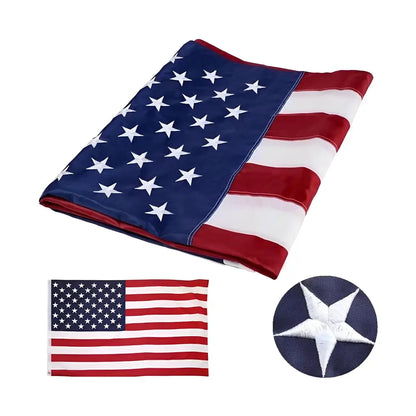 59x35in Heavy Duty American Flag with Brass Grommets