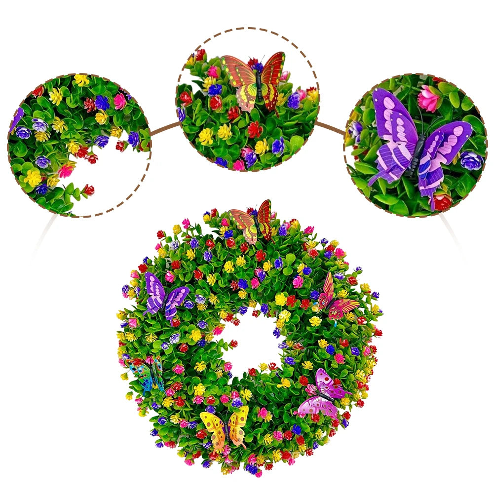 Spring Butterfly Wreath
