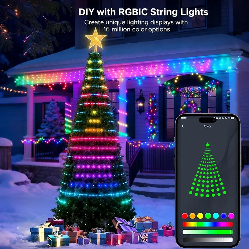 Smart LED Decoration for Christmas Tree Decorations