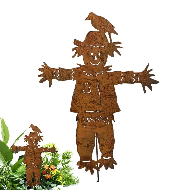 Scarecrow Garden Stake