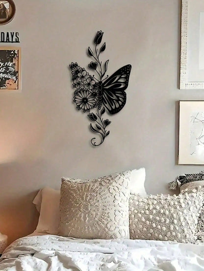 Large Butterfly Iron Wall Art