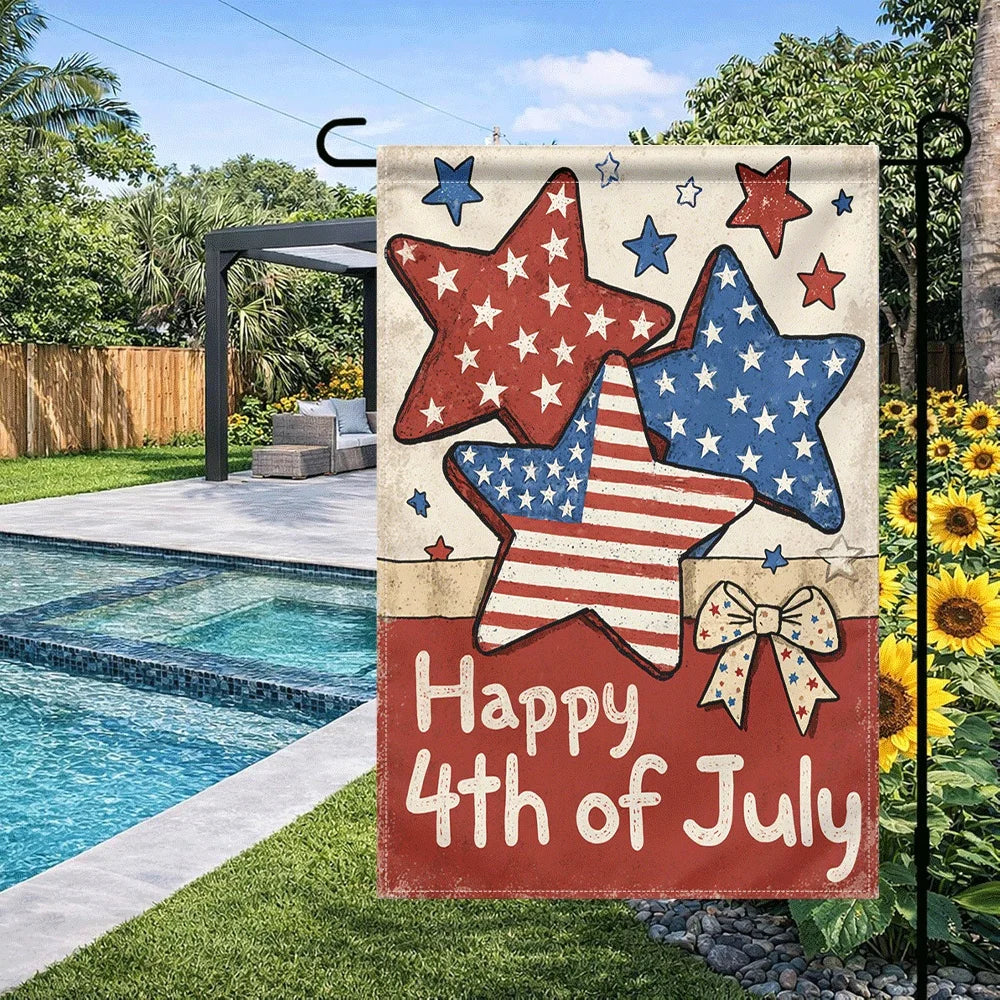 Happy 4th of July Garden Flag